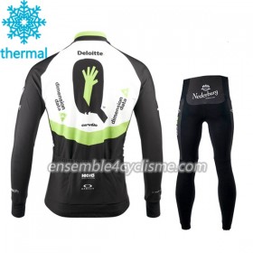 Tenue Maillot M/L + Collant 2017 Dimension Data Enfant Hiver Thermal Fleece N001